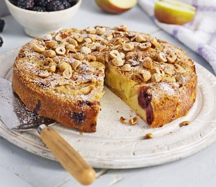 Blackberry & apple cake recipe