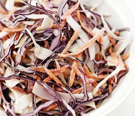 Red cabbage & fennel coleslaw recipe
