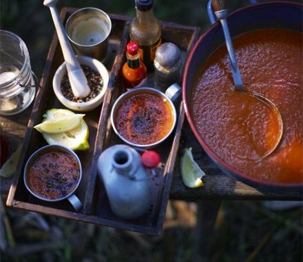 Hot bloody mary soup recipe
