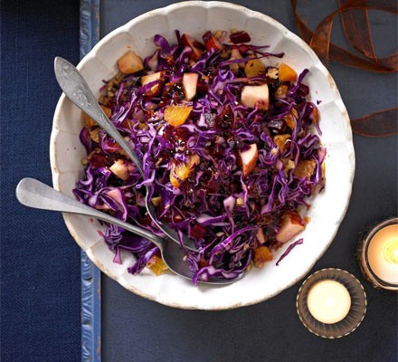 Festive red salad recipe 