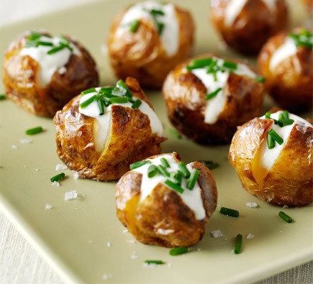 Mini jacket potatoes recipe 