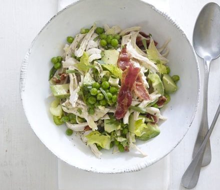 Chopped tarragon, bacon & chicken salad recipe
