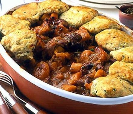 Pork & parsnip cobbler recipe