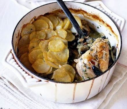Rabbit & mushroom hotpot recipe