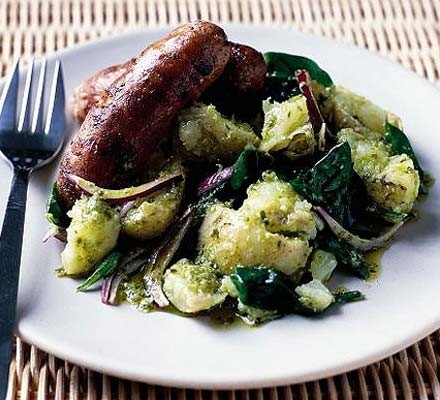Lemony pesto potatoes recipe 