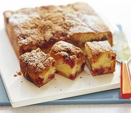 Apricot & raspberry buckle recipe
