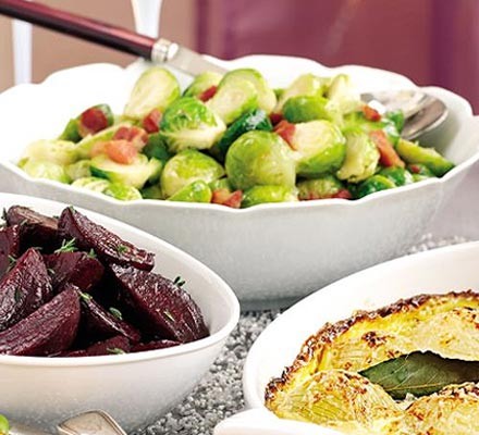 Buttered sprouts with pancetta recipe 
