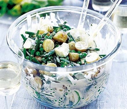 Summer potato salad with minty Dijon mayo recipe