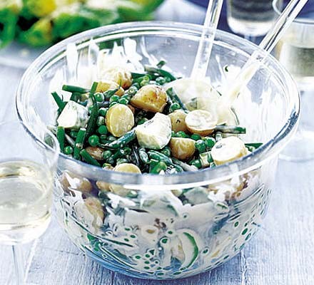 Summer potato salad with minty Dijon mayo recipe 