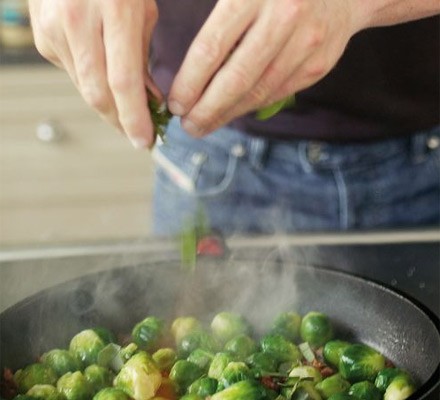 Brussels sprouts with pancetta recipe 