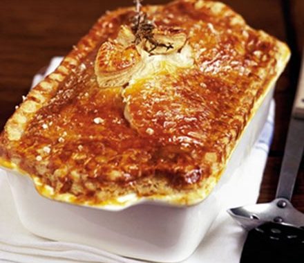 Hot game pie  recipe
