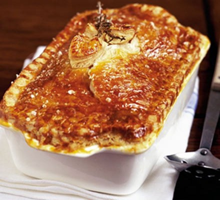 Hot game pie  recipe 
