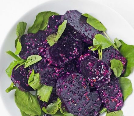 Zesty beetroot with watercress recipe