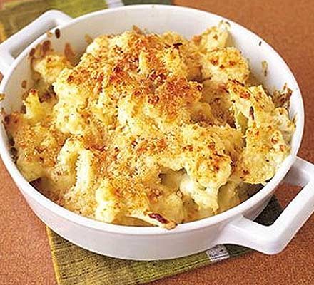 Crunchy cauliflower cheese recipe 