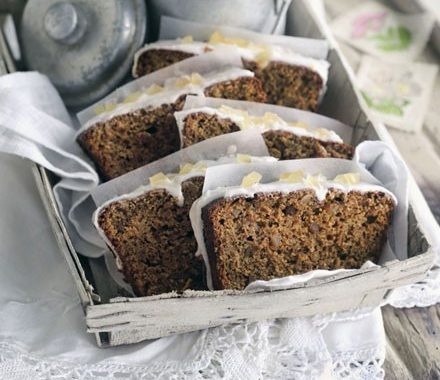 Zesty carrot & ginger loaf recipe