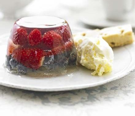 Summer berry & lime jellies recipe
