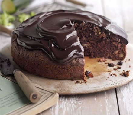 Chocolate courgette cake recipe