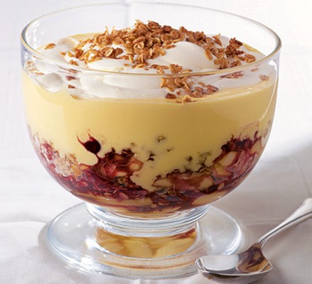 Apple flapjack trifle recipe 