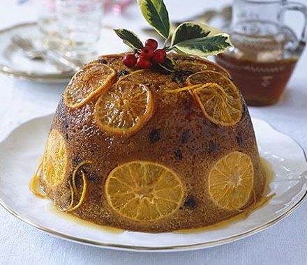 Sticky orange & marsala pudding recipe