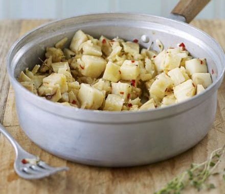 Smashed celeriac recipe
