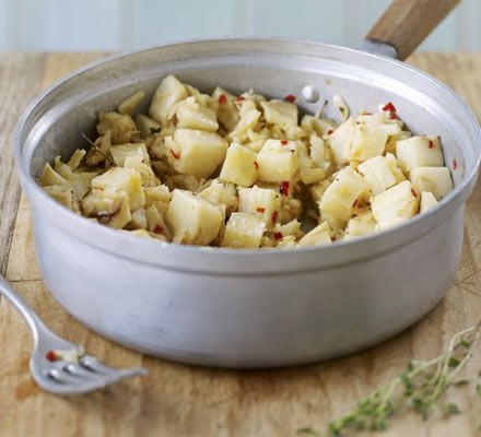 Smashed celeriac recipe 
