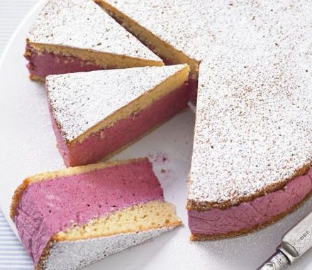 Iced berry mousse cake recipe