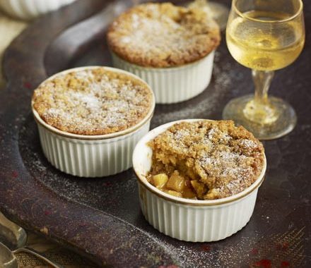 Ginger & caramel apple puddings recipe