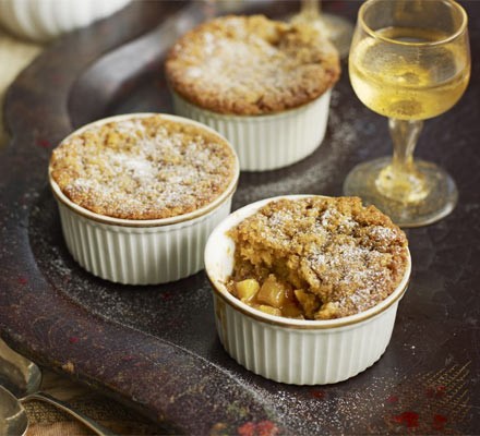 Ginger & caramel apple puddings recipe 