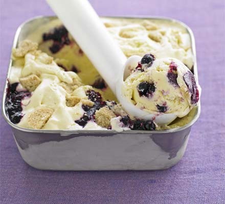 Blackcurrant cheesecake ice cream recipe 