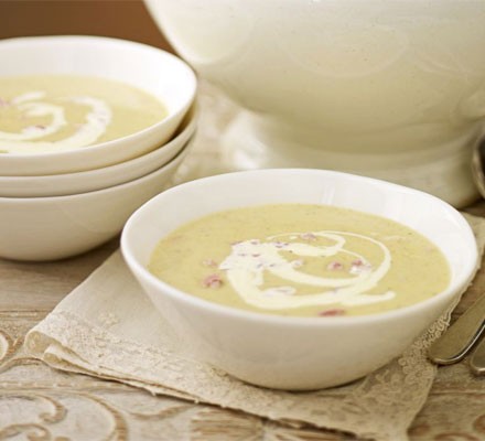 Spiced parsnip & ham soup recipe 