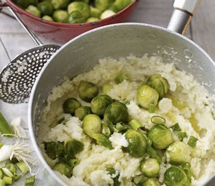 Mashed parsnip & sprout colcannon recipe