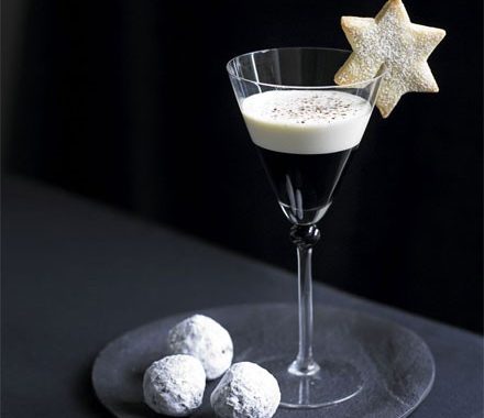 Coffee cocktails & star biscuits recipe