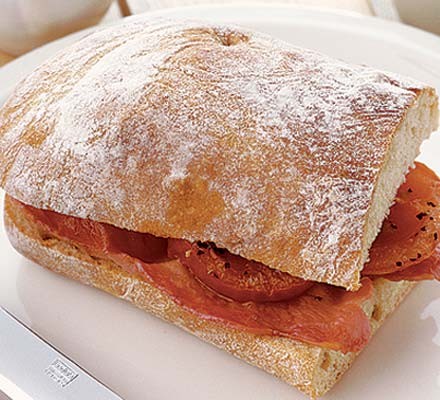 Bacon & tomato ciabatta recipe 