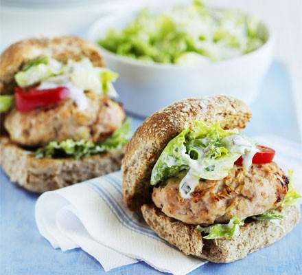 Caesar turkey burgers recipe 
