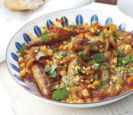 Quick sausage stew recipe