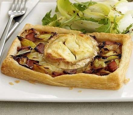 Welsh goat's cheese & leek tart recipe