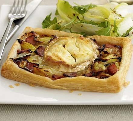 Welsh goat's cheese & leek tart recipe 