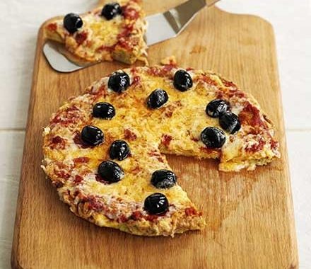 Pizza omelette recipe