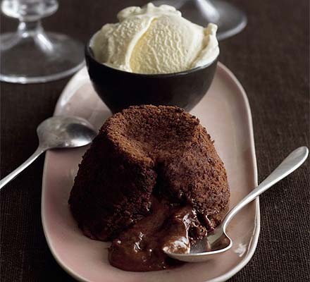 Chocolate pecan fondants recipe 