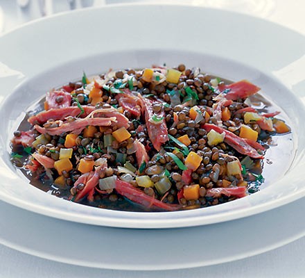 Ham hock & lentils recipe 