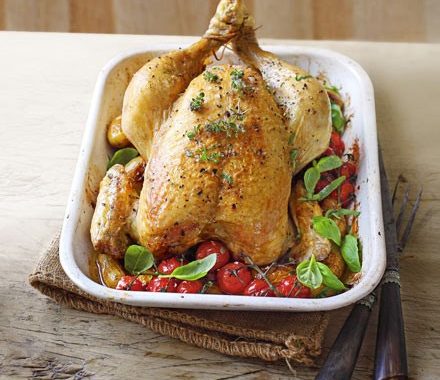 Garden herb chicken recipe