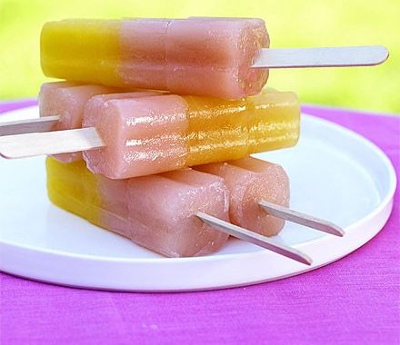 Guava & passion fruit lollies recipe