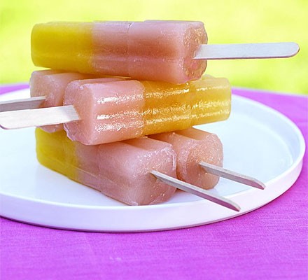 Guava & passion fruit lollies recipe 