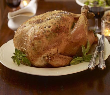Orange & tarragon roast turkey recipe