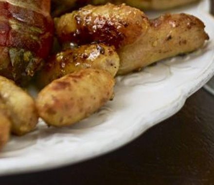 Sticky chipolatas recipe