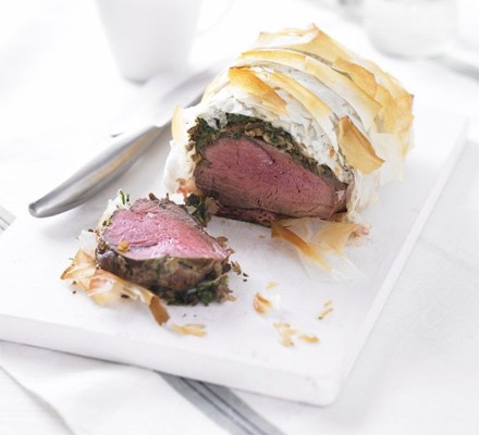 Healthier beef wellington recipe 