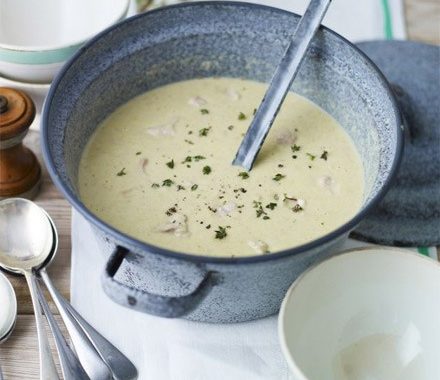 Creamy chicken soup recipe