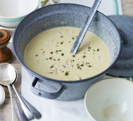 Creamy chicken soup recipe 