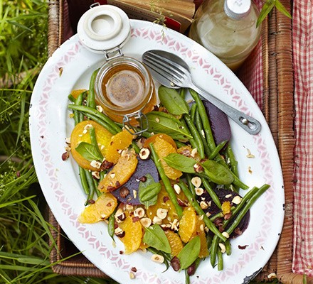 Beetroot, orange & hazelnut salad recipe 
