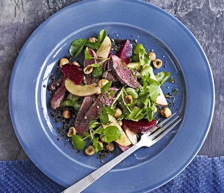 Pigeon & beetroot salad recipe